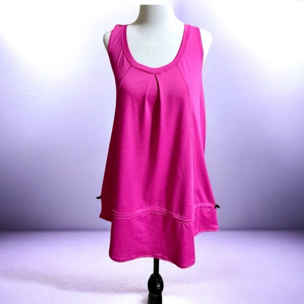 90 Degree by Reflex Pink Racerback Tank Top XL Yoga Workout Activewear
